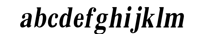 Magne-Italic Font LOWERCASE