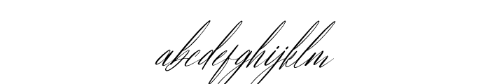 Magnethica Italic Font LOWERCASE