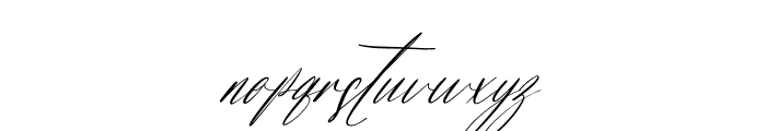 Magnethica Italic Font LOWERCASE