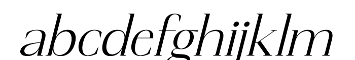 Magnetic Azuhster Italic Italic Font LOWERCASE