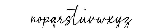 Magnificent Signature Font LOWERCASE