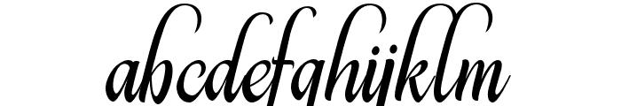 Magnificent Font LOWERCASE
