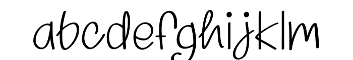 Magnifique Regular Font LOWERCASE