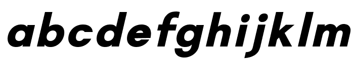 Magnify Bold Italic Font LOWERCASE