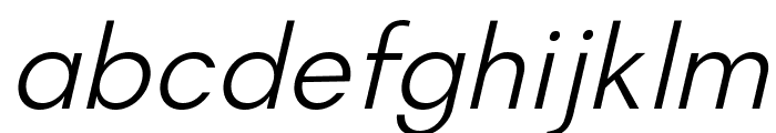 Magnify Extra Light Italic Font LOWERCASE
