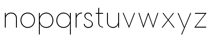 Magnify Hairline Font LOWERCASE