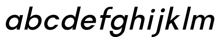 Magnify Italic Font LOWERCASE