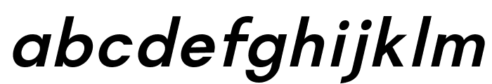 Magnify Medium Italic Font LOWERCASE