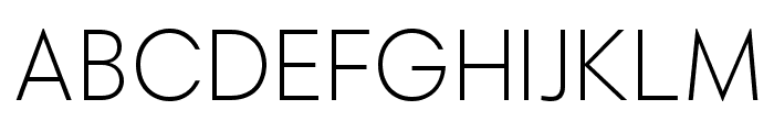 Magnify Thin Font UPPERCASE