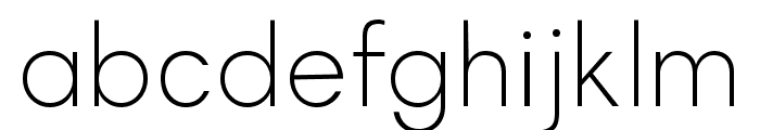 Magnify Thin Font LOWERCASE