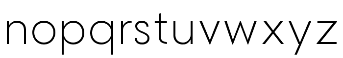 Magnify Thin Font LOWERCASE