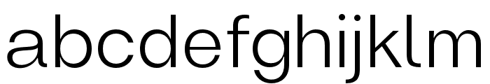 MagnifyPRO-ExtraLight Font LOWERCASE