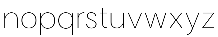 MagnifyPRO-Hairline Font LOWERCASE