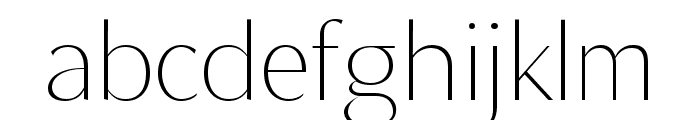 Magnisa Sans ExtLt Exp Font LOWERCASE