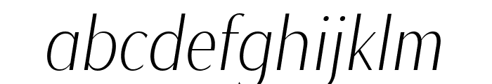 Magnisa Sans Italic Font LOWERCASE