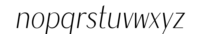 Magnisa Sans Italic Font LOWERCASE