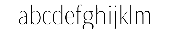 Magnisa Sans Light Font LOWERCASE