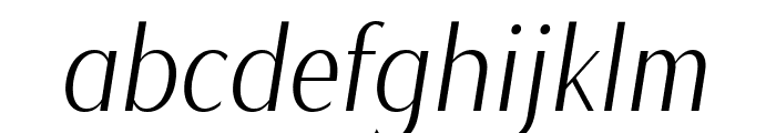 Magnisa Sans Medium Italic Font LOWERCASE