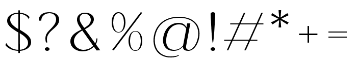 Magnisa Sans Regular Expanded Font OTHER CHARS
