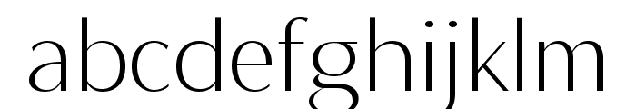 Magnisa Sans Regular Expanded Font LOWERCASE