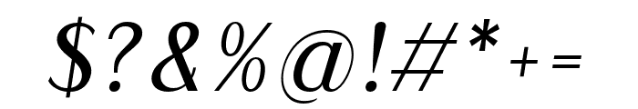 MagnisaSans-BoldItalic Font OTHER CHARS