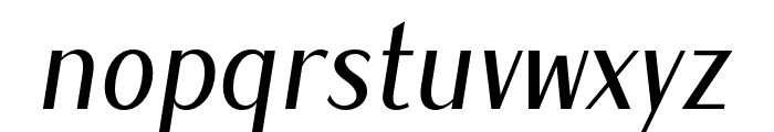 MagnisaSans-BoldItalic Font LOWERCASE