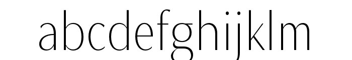 MagnisaSans-Light Font LOWERCASE