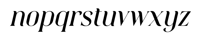 Magnity Style Italic Font LOWERCASE