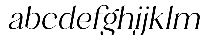 Magnolia Glamour Italic Font LOWERCASE