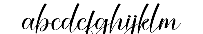 Magnolia Signature Font LOWERCASE