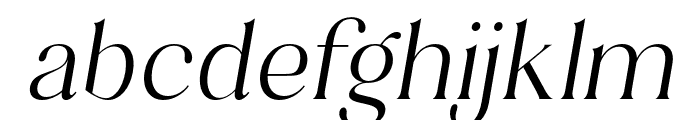 MagnoliaGlamour-Italic Font LOWERCASE