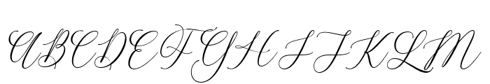 MagnoliasScript Font UPPERCASE