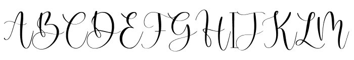 Magnolin Font UPPERCASE