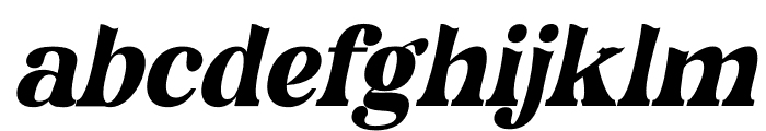Magofah Italic Font LOWERCASE