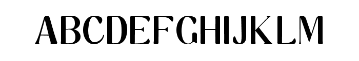 Magohany Serif Font UPPERCASE