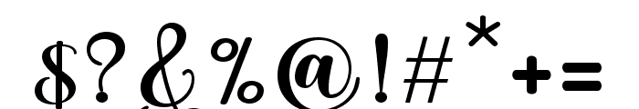 MagohanyScript-Regular Font OTHER CHARS