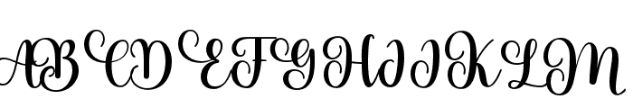 MagohanyScript-Regular Font UPPERCASE