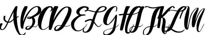 Magoline Script Regular Font UPPERCASE