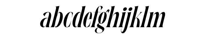 Magrefin Italic Italic Font LOWERCASE