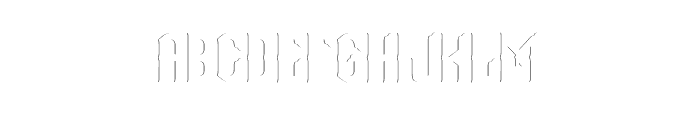 Magroe Inner Shadow Font LOWERCASE