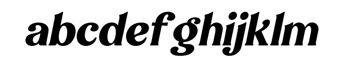 Magzo Italic Alternate Font LOWERCASE
