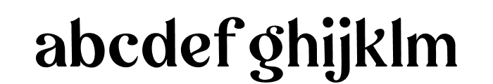 Magzo Font LOWERCASE