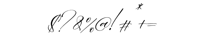 Mahalani Italic Font OTHER CHARS