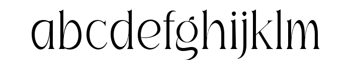 MaharaniRegular Font LOWERCASE