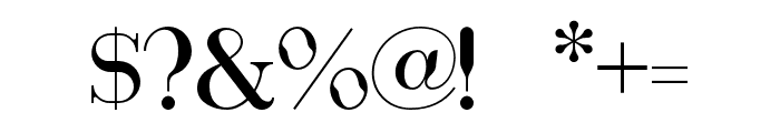 Mahesty-Regular Font OTHER CHARS
