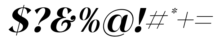 Mahgin Italic Font OTHER CHARS