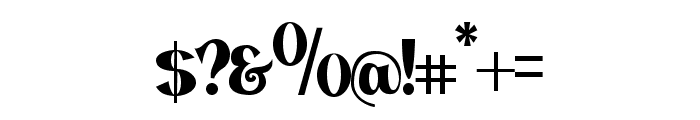Mahika Modern Serif Font OTHER CHARS