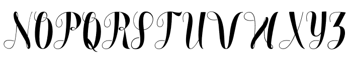 Mahligai Font UPPERCASE