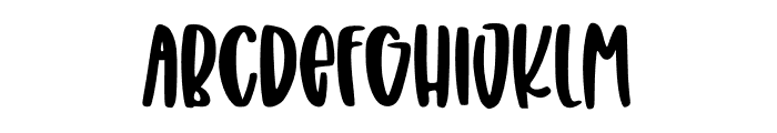 Mahogany Garden A Font UPPERCASE