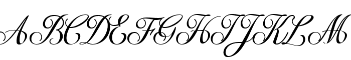 Mahogany Regular Font UPPERCASE